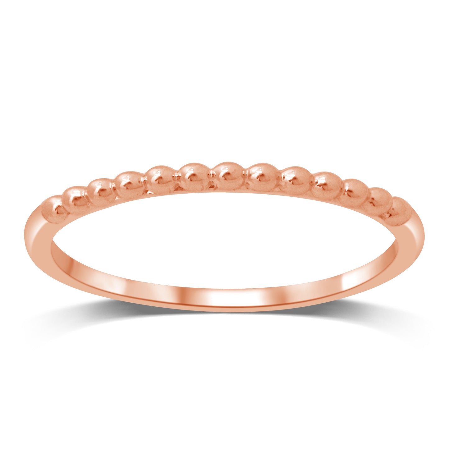 14K Rose Gold Plain Band