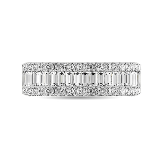 Diamond 3 1/5 Ct.Tw. Ladies Anniversary Band in 14K White Gold