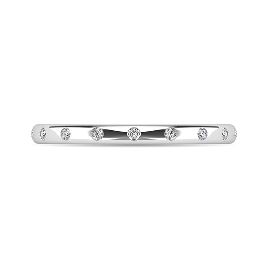 Diamond 1/10 ct tw Stackable Ring in 14K White Gold