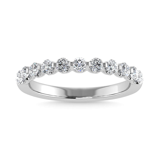 Diamond 1/2 Ct.Tw. Anniversary Band in 14K White Gold