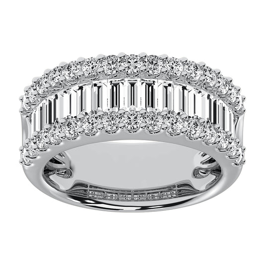 Diamond 2 Ct.Tw. Fashion Ring in 14K White Gold