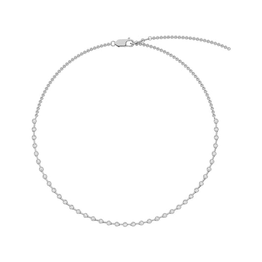 14K White Gold Diamond 1 1/2 Ct.Tw. Fashion Necklace