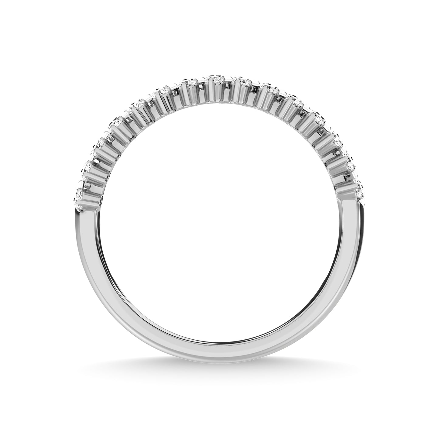 14K White Gold Diamond 1/2 Ct.Tw. Anniversary Ring