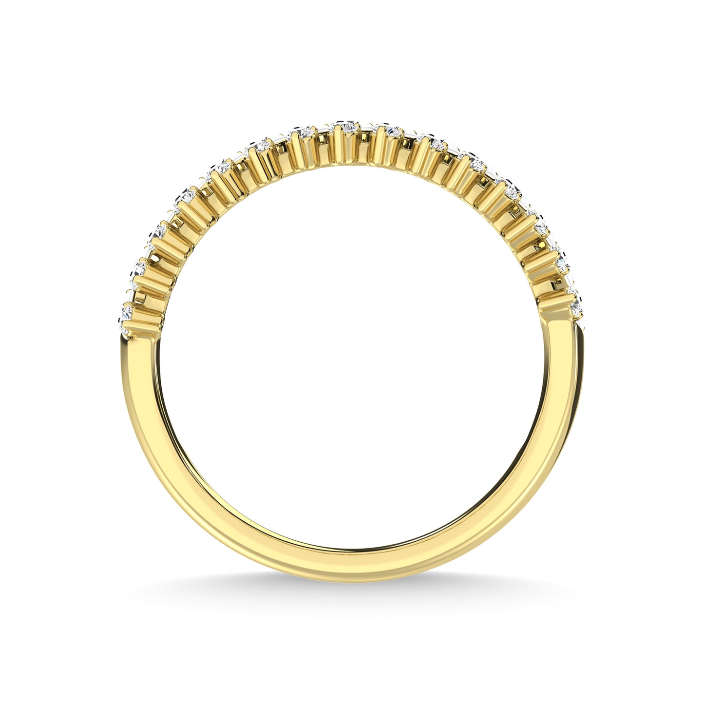 14K Yellow Gold Diamond 1/2 Ct.Tw. Anniversary Ring