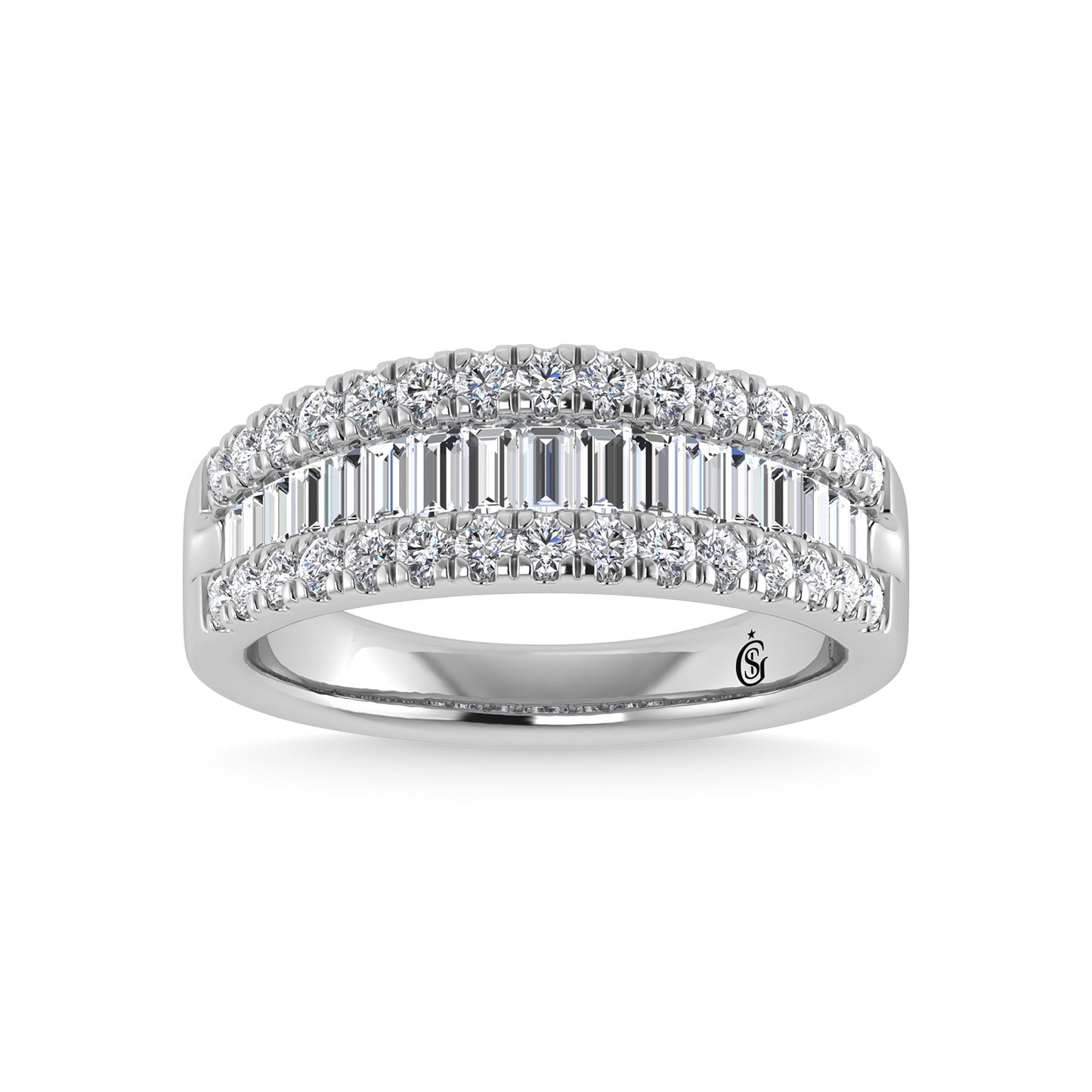 Diamond 1 Ct.Tw. Fashion Band in 14K White Gold