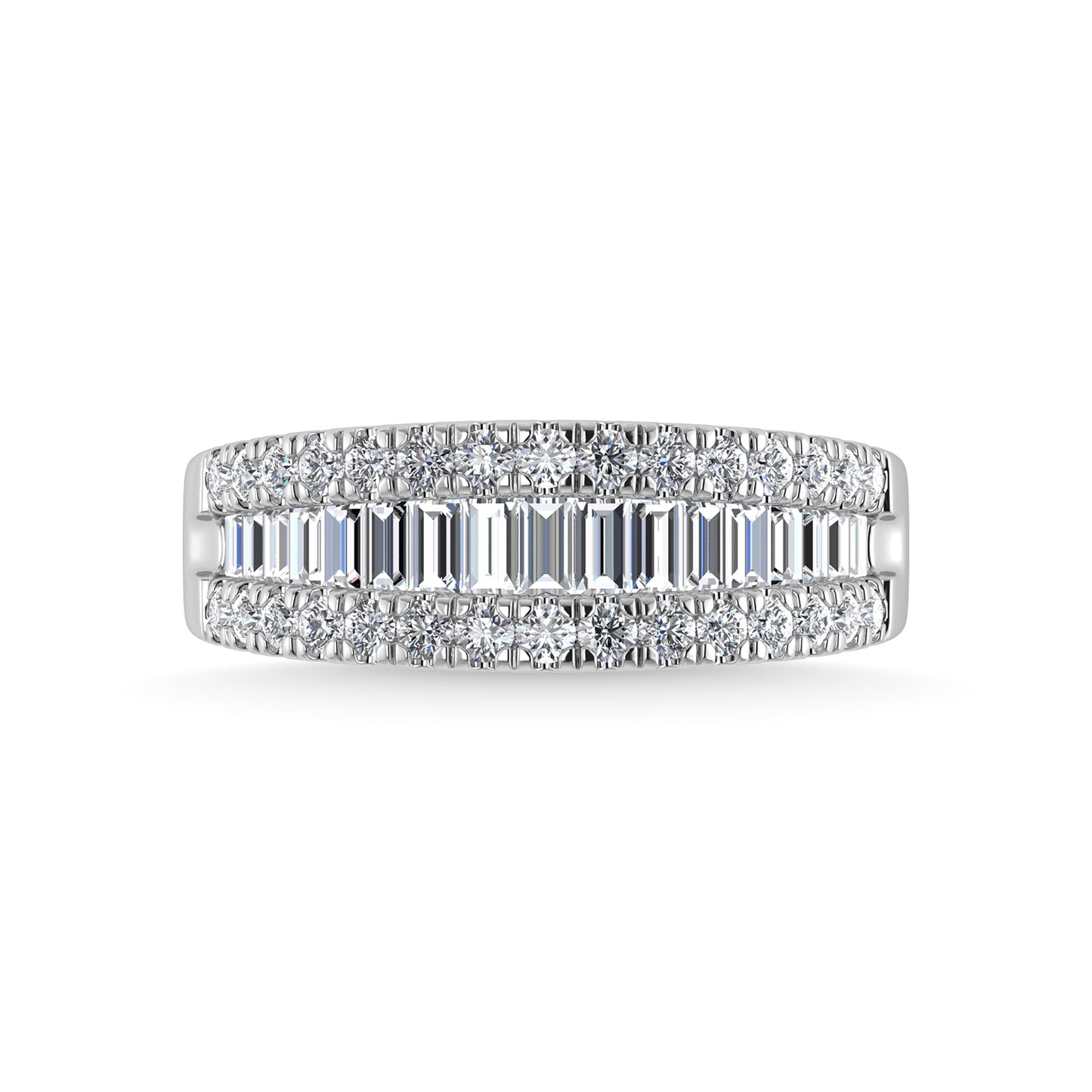 Diamond 1 Ct.Tw. Fashion Band in 14K White Gold