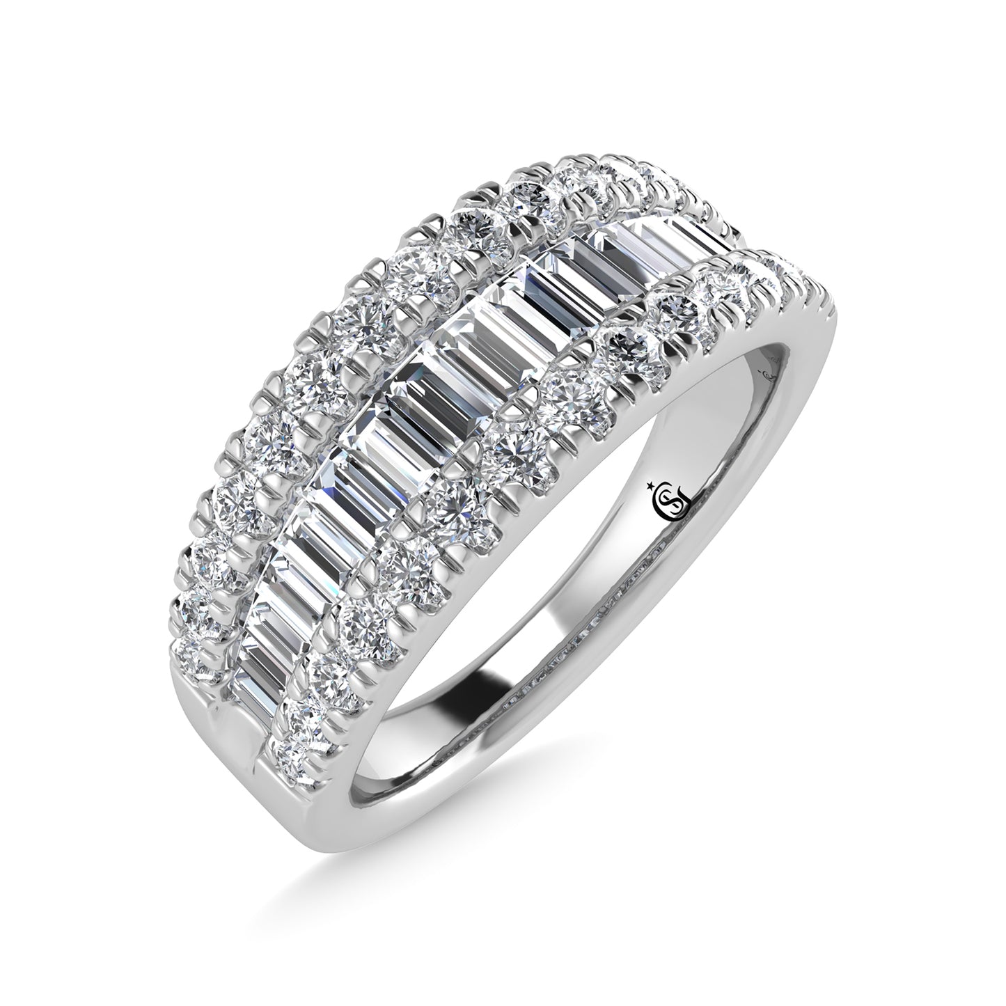 Diamond 1 Ct.Tw. Fashion Band in 14K White Gold