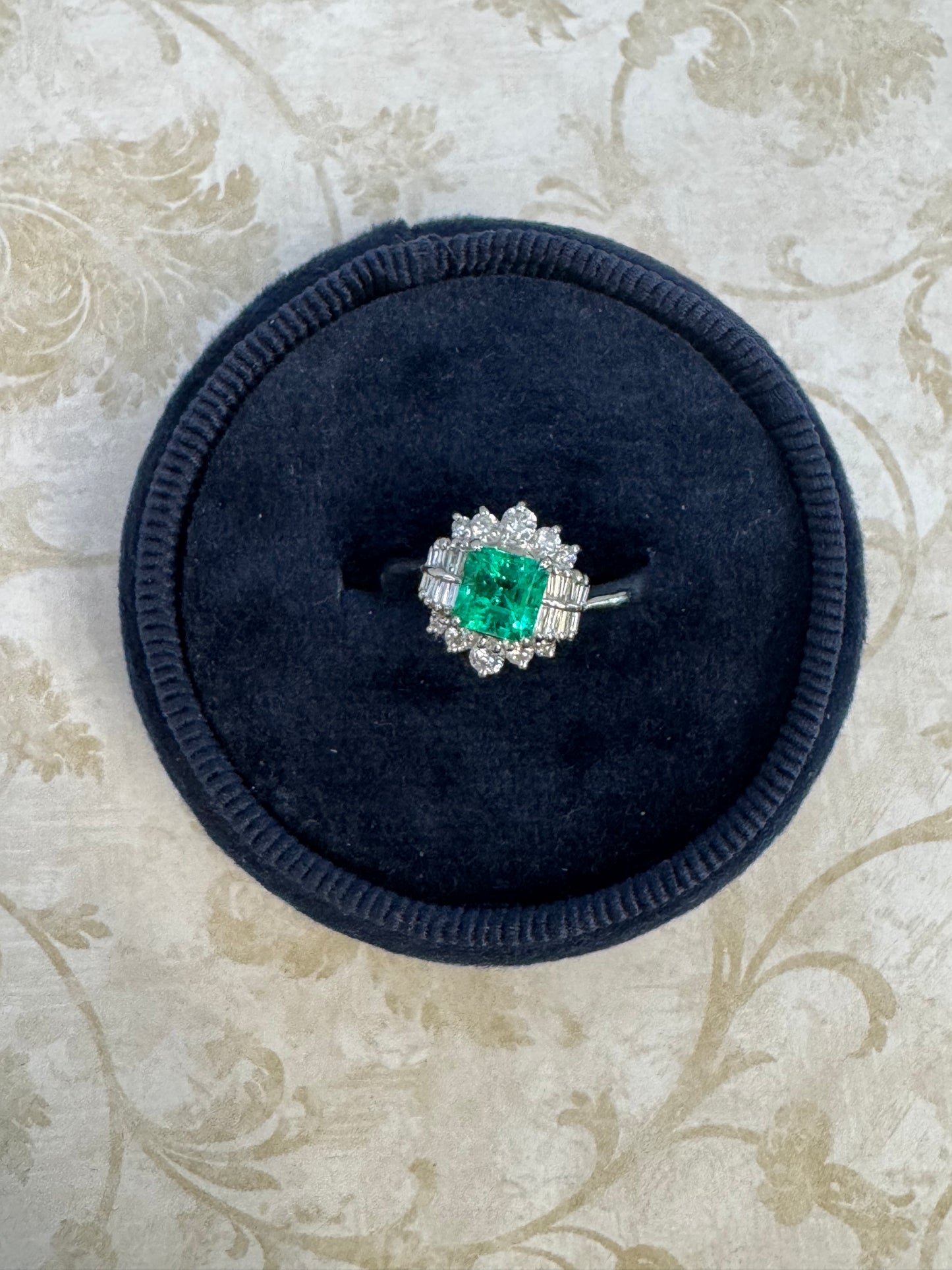 Emerald Diamond Ring