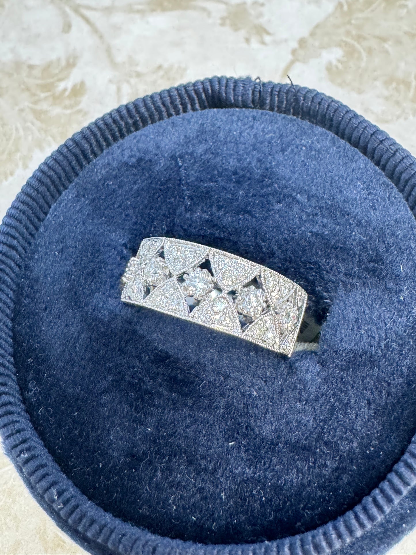 Art Deco Diamond Band