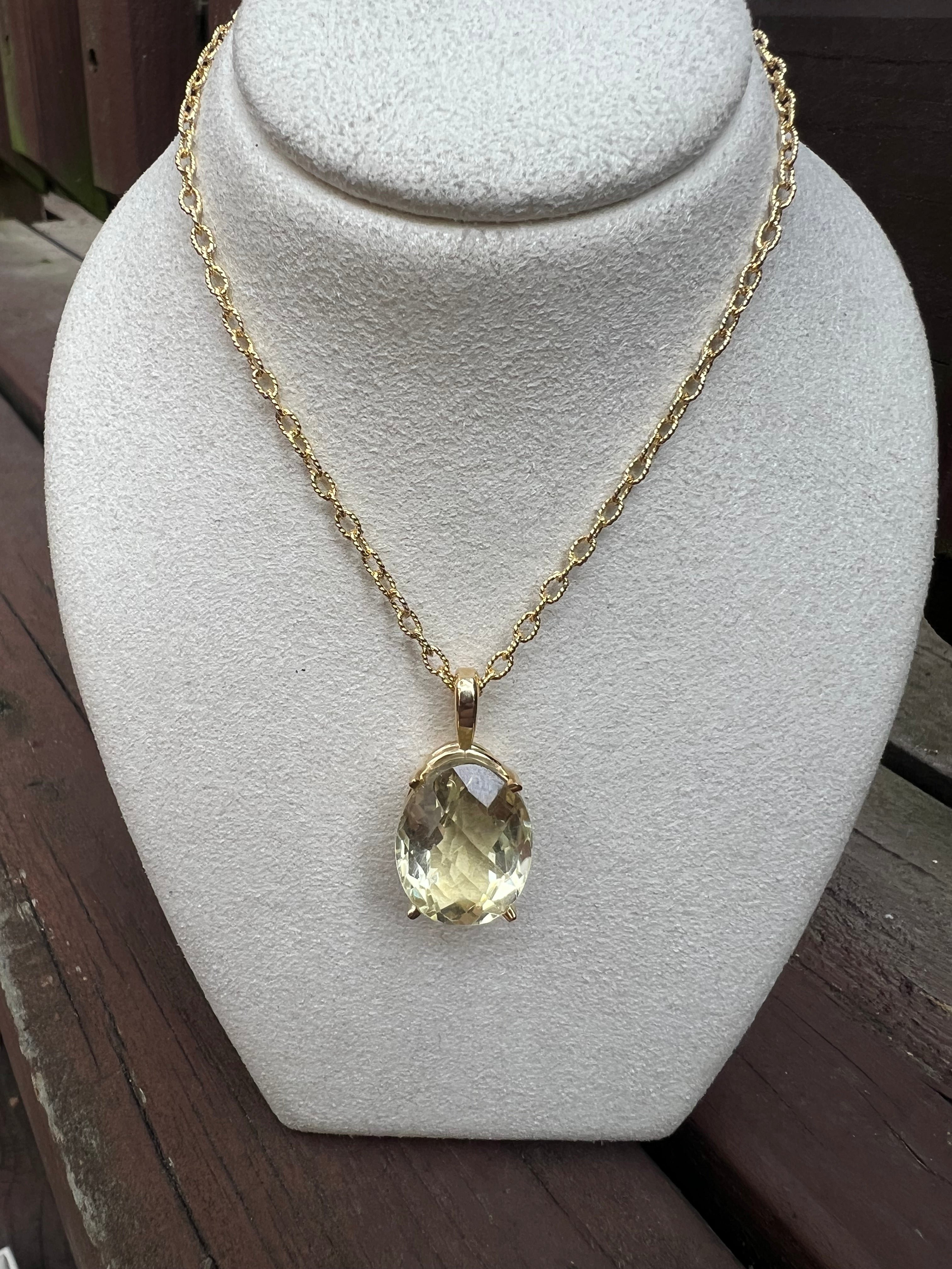 Citrine good necklace