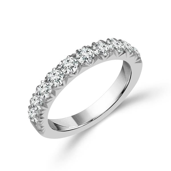 Diamond Band 0.1 ct tw Round 14k White Gold