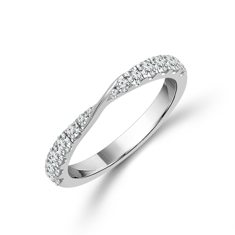 Diamond Band 0.17 ct tw Round 14k White Gold