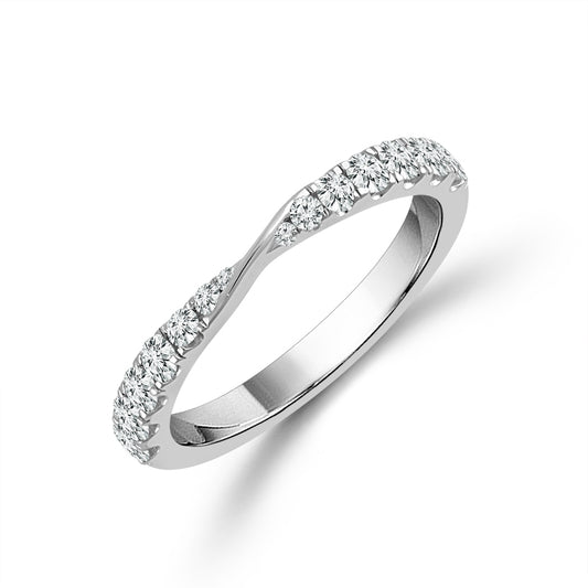 Diamond Band 0.25 ct tw Round 14k White Gold