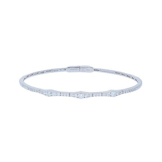 Graduated Diamond Bangle