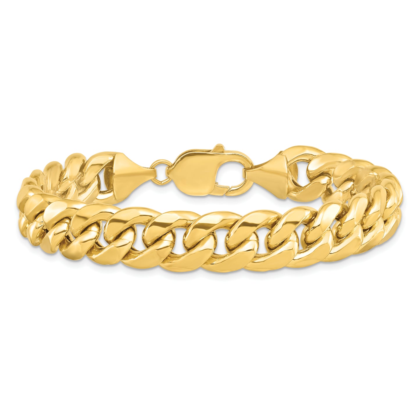 14k 11mm Semi-Solid Miami Cuban Chain