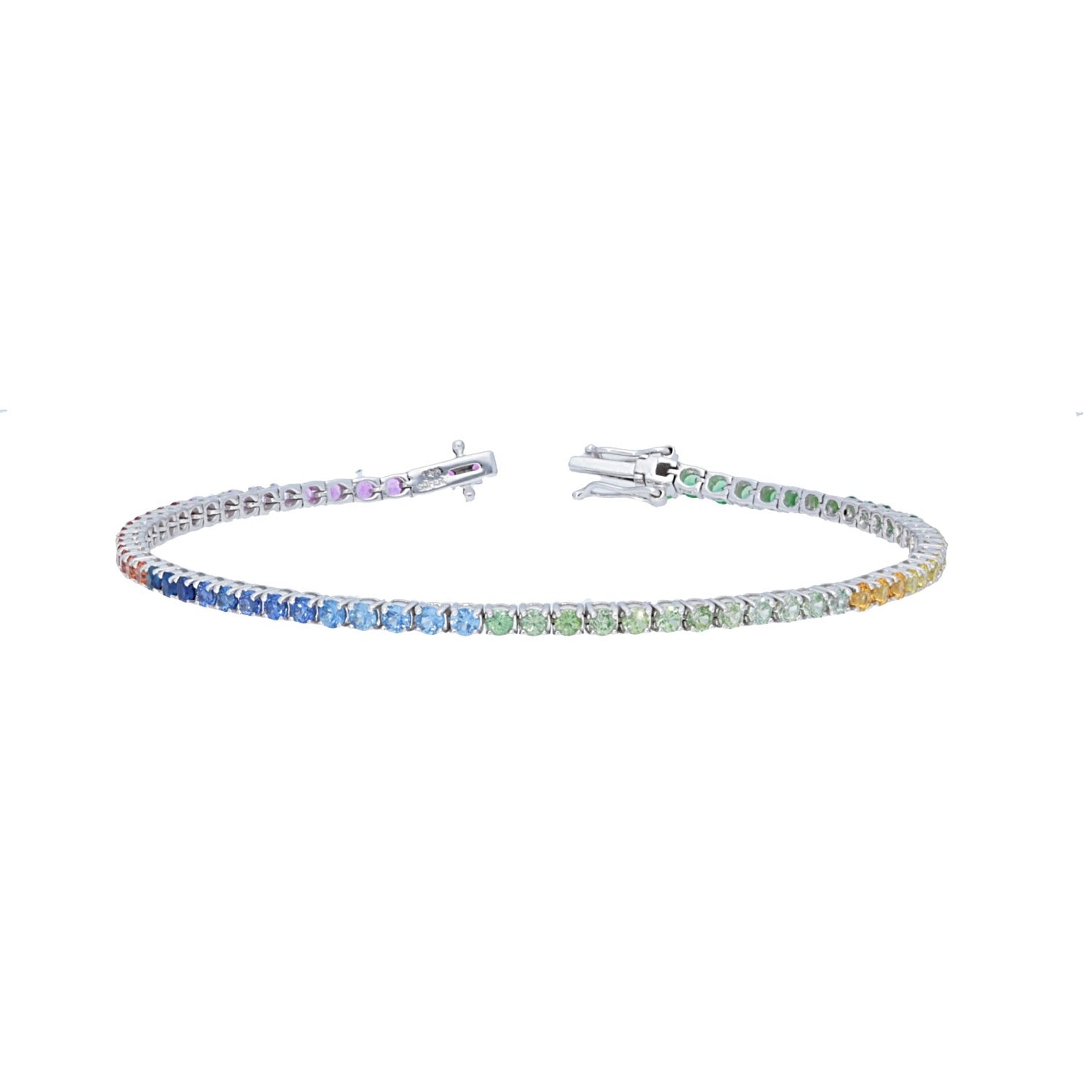 Rainbow Tennis Bracelet