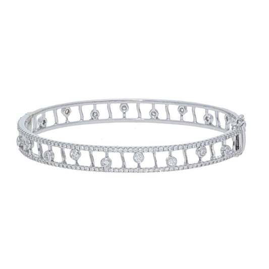 Eternity Diamond Bezels w/ Diamond Border