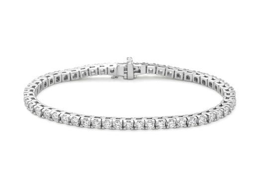 4 Prong Diamond Tennis Bracelet