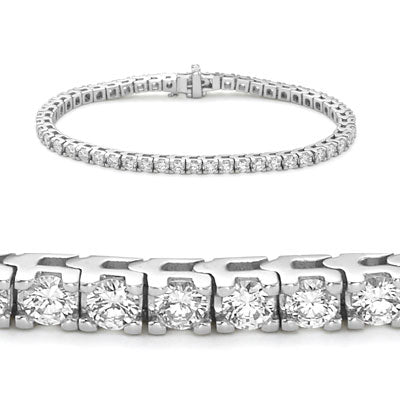 4 Prong Diamond Tennis Bracelet