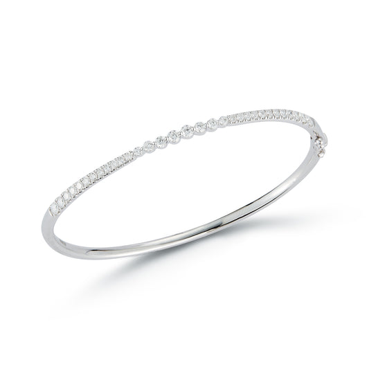 Graduated Diamond Bangle