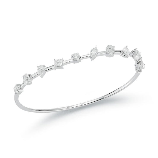 Multi Diamond Bangle