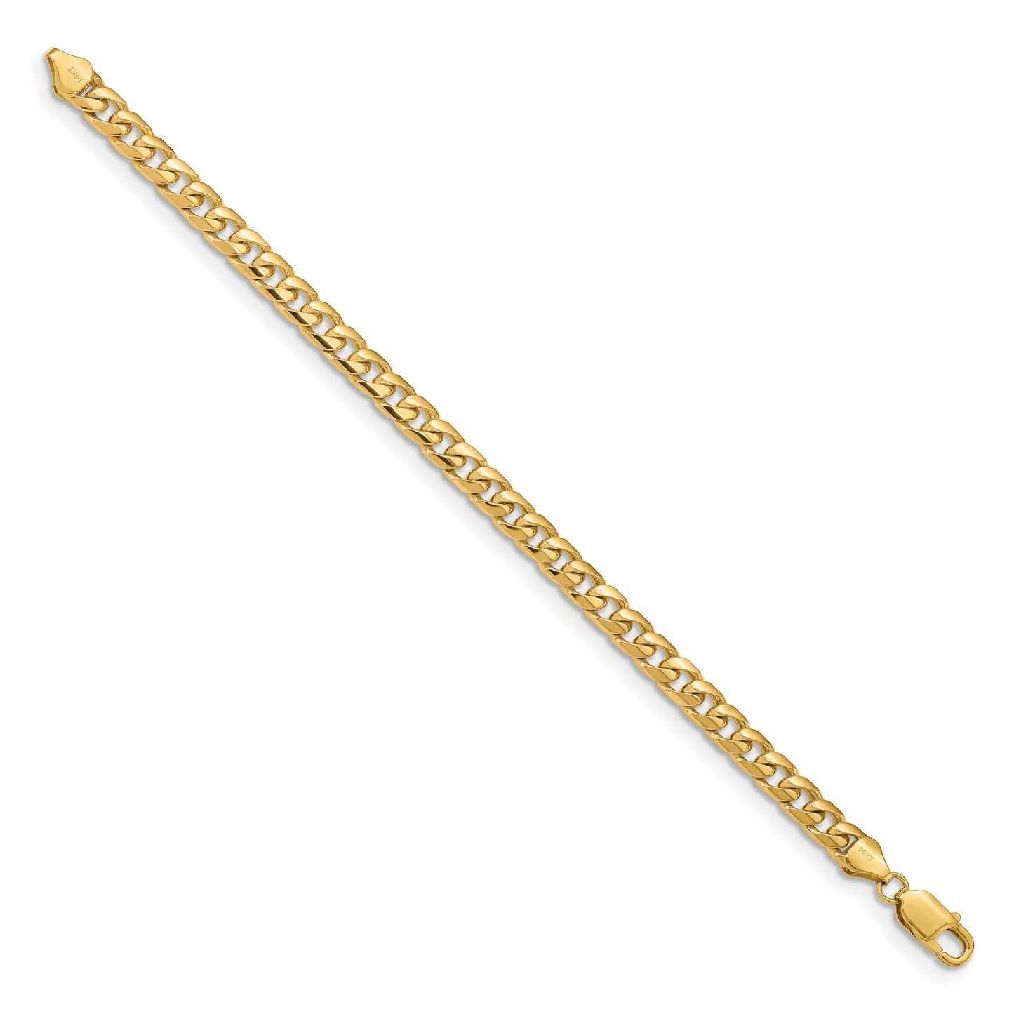 14k 6.25mm Solid Miami Cuban Chain