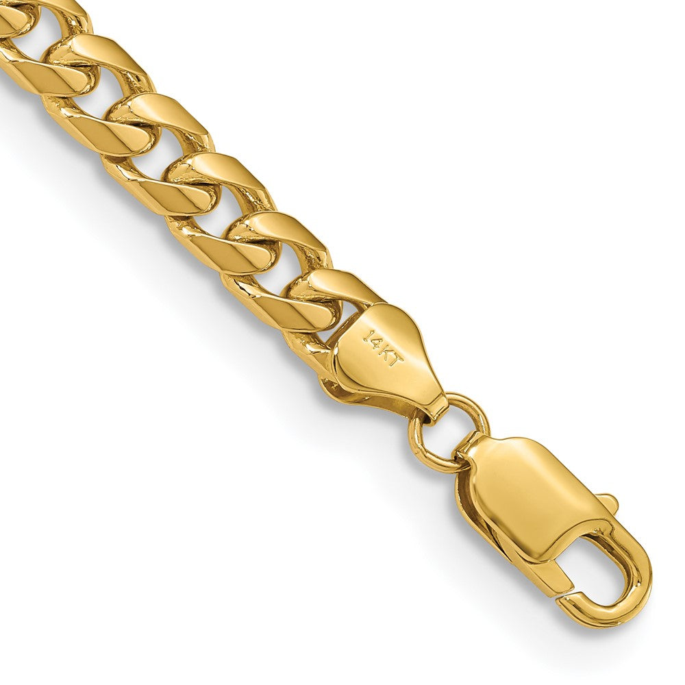 14k 6.25mm Solid Miami Cuban Chain