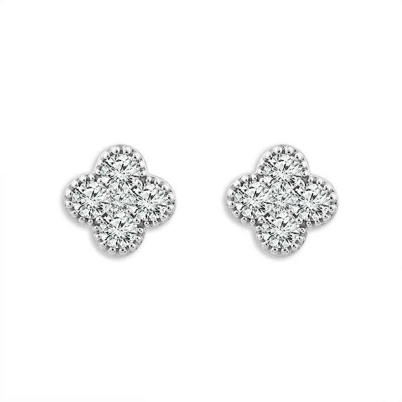 Diamond Fashion Earrings 0.50 ct tw 14k White Gold