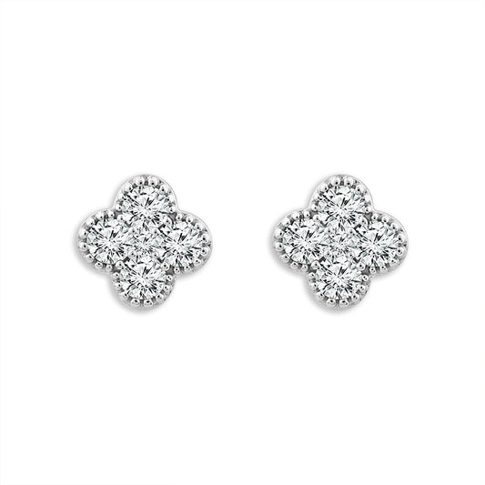 Diamond Fashion Earrings 0.50 ct tw 14k White Gold