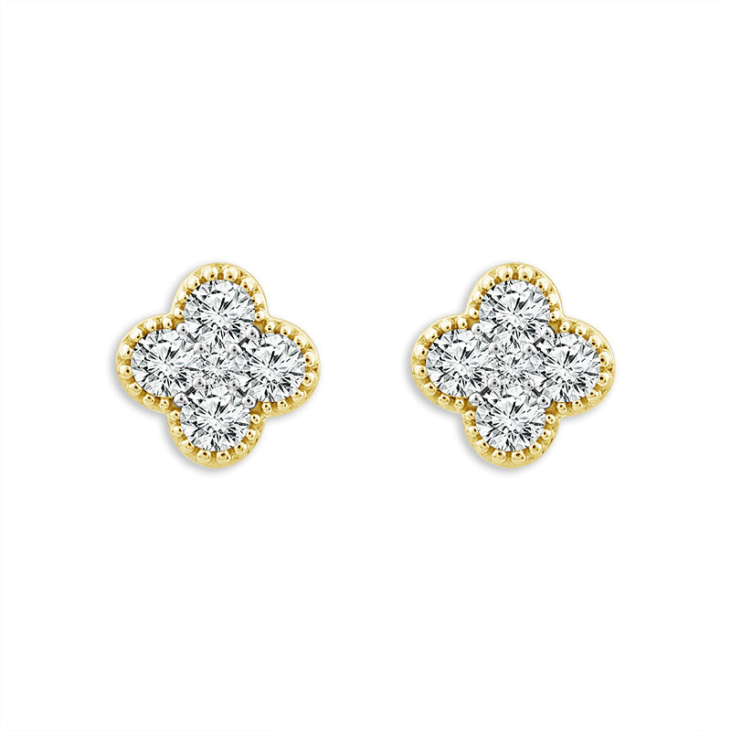 Diamond Fashion Earrings 0.50 ct tw 14k White Gold