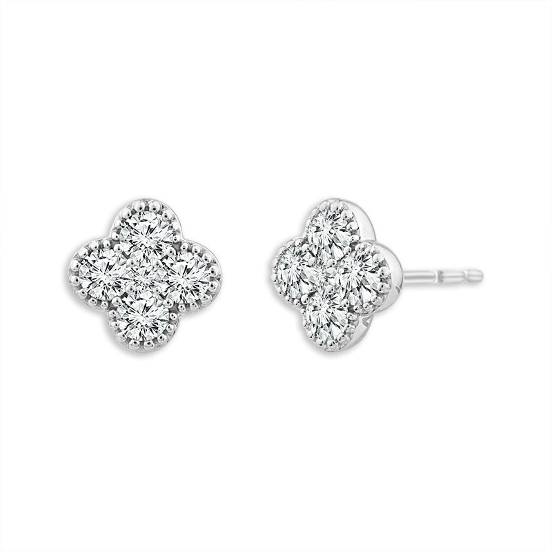 Diamond Fashion Earrings 0.50 ct tw 14k White Gold