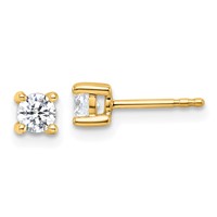 14K Lab Grown Diamond 1/2ctw VS/SI FGH 4 Prong Earrings