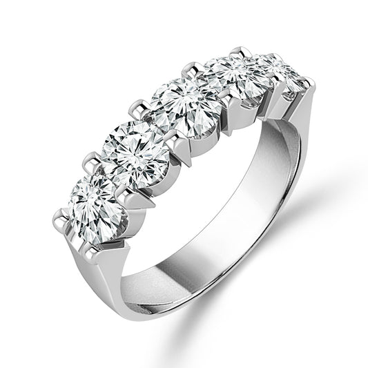 Diamond Band 1.5 ct tw 14k White Gold