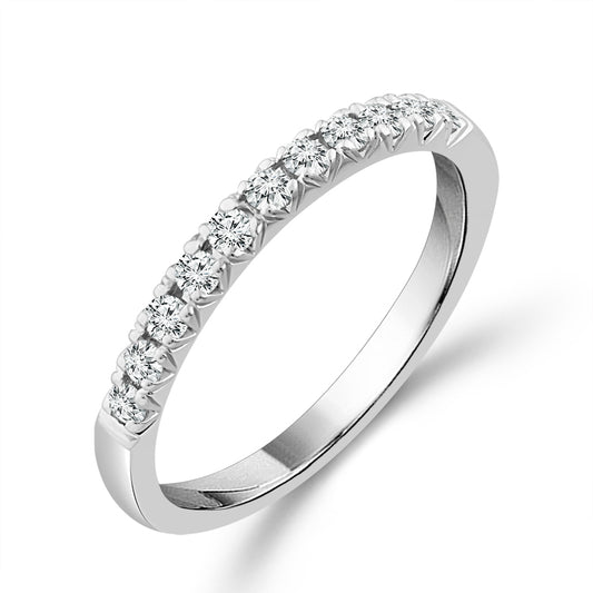 Diamond Band 0.25 ct tw 14k White Gold