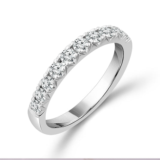 Diamond Band 0.5 ct tw 14k White Gold