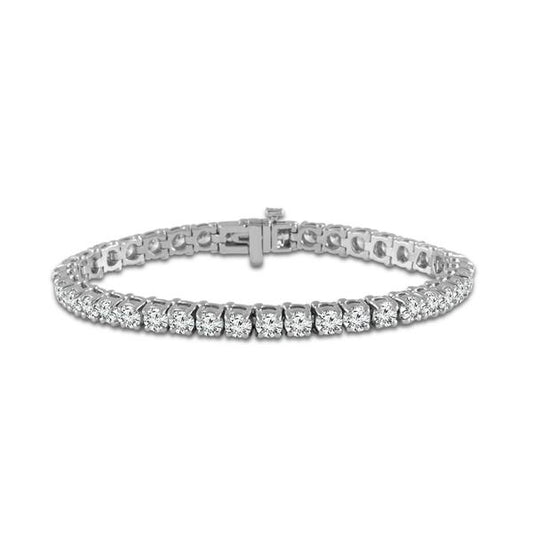 Diamond Bracelet 8 ct tw 14k White Gold