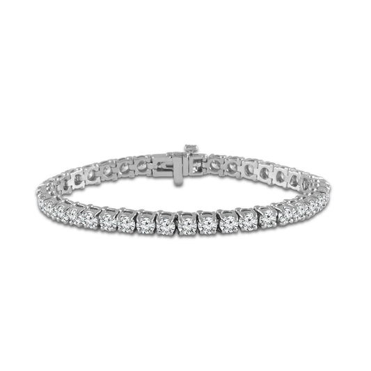 Diamond Bracelet 12 ct tw 14k White Gold