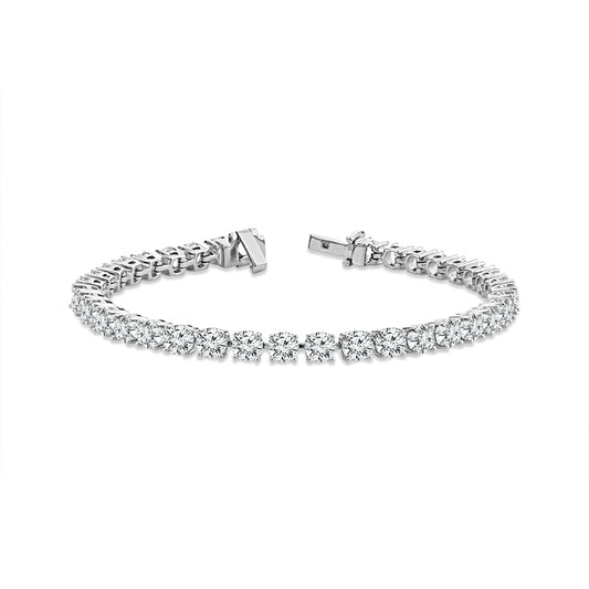 Diamond Bracelet 12 ct tw 14k White Gold