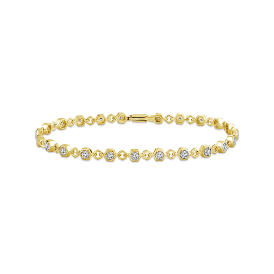 Diamond Bracelet 1 ct tw 14k Yellow Gold