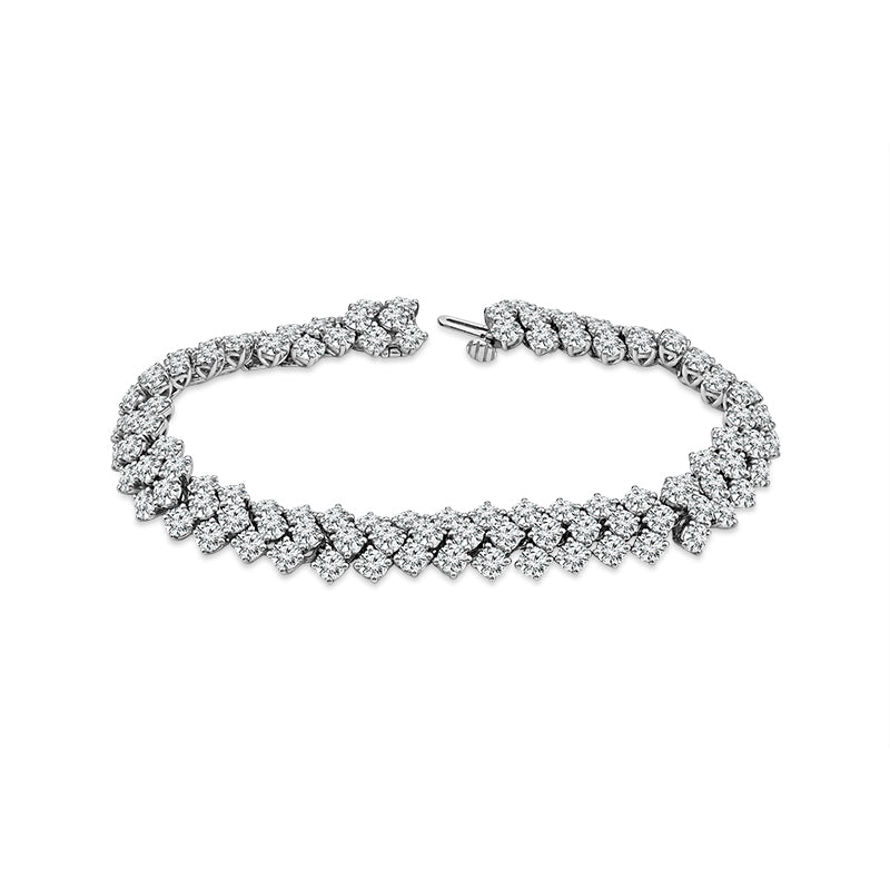 Diamond Bracelet 15 ct tw 14k White Gold