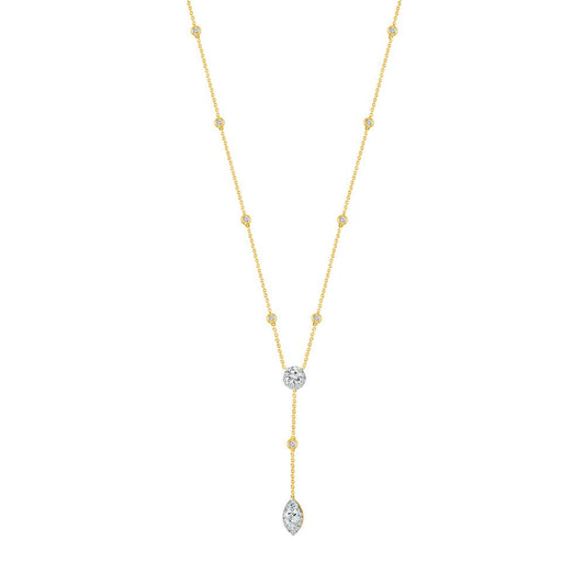 Diamond Fashion Necklace 1.75 ct tw 14k Yellow Gold