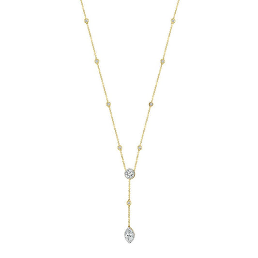 Diamond Fashion Necklace 1.75 ct tw 14k Yellow Gold