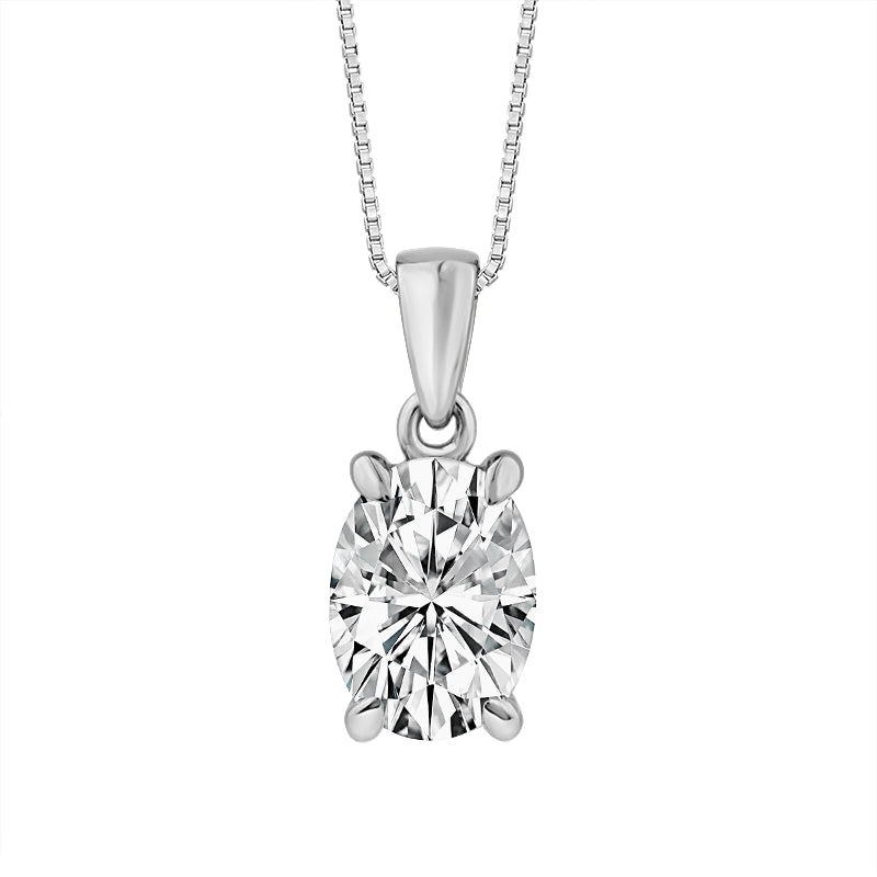 Diamond Solitaire Pendant 1 ct tw 14k Yellow Gold