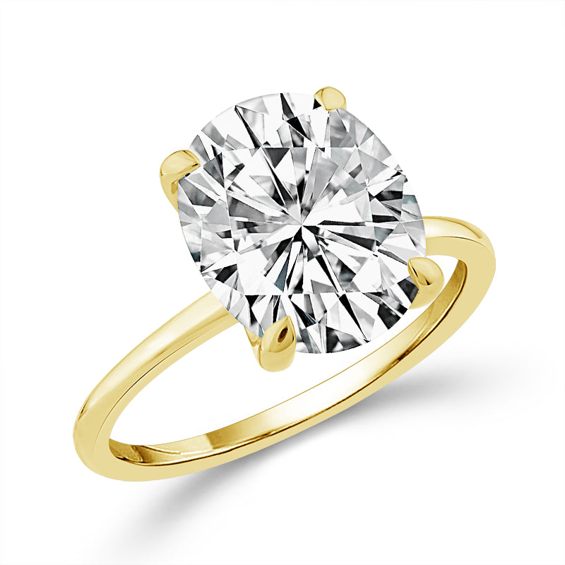 Diamond Solitaire Ring 3 ct tw 14k Yellow Gold