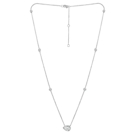 Diamond Necklace 1 ct tw 14k White Gold