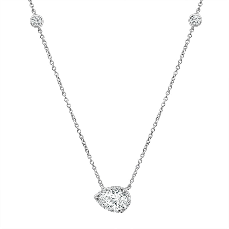 Diamond Necklace 1 ct tw 14k White Gold