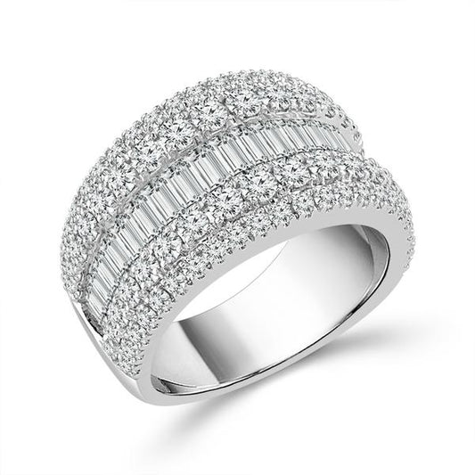 Diamond Band 3 ct tw 14k White Gold
