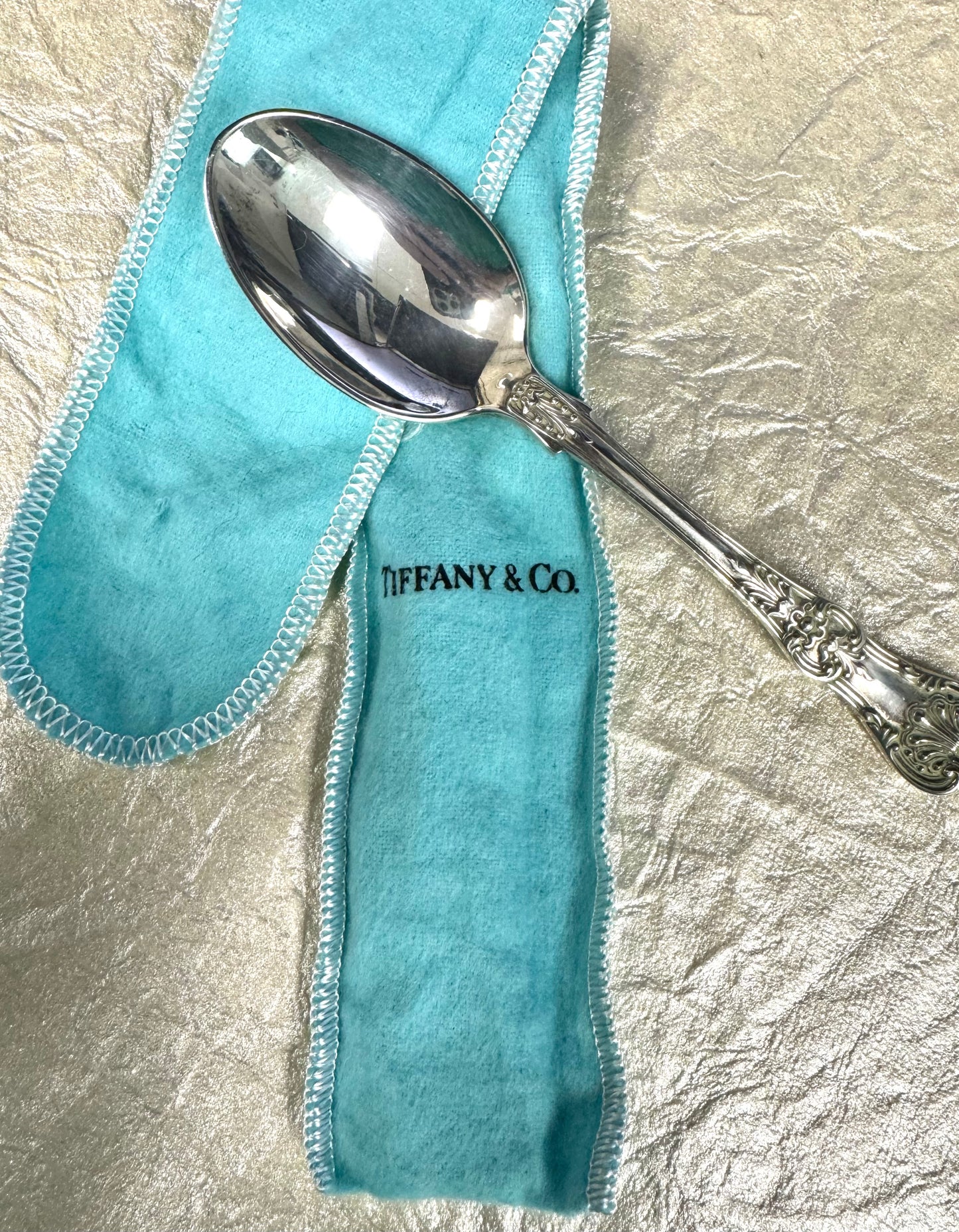 Vintage Tiffany & Co English King Sterling Silver Silverware Flatware