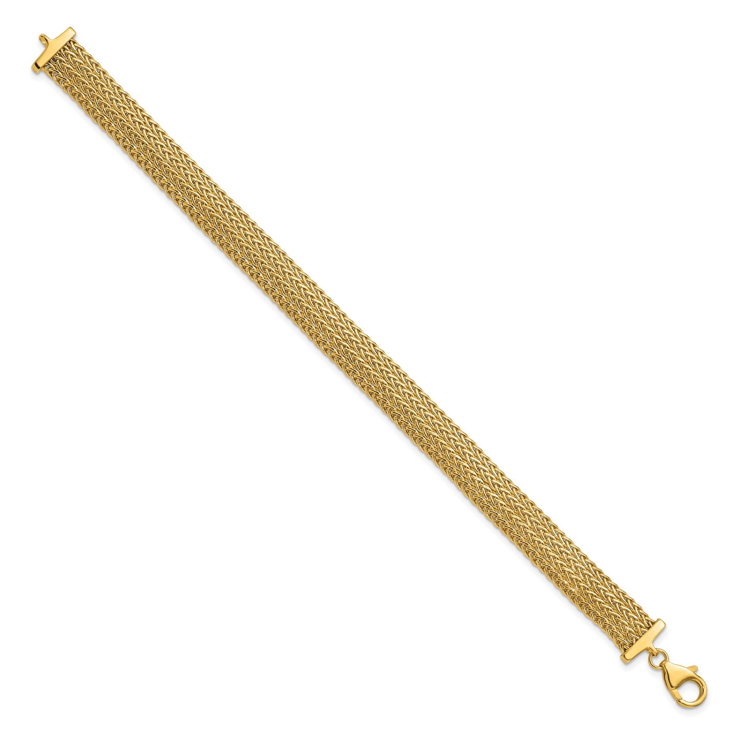 14K Polished Fancy Bracelet