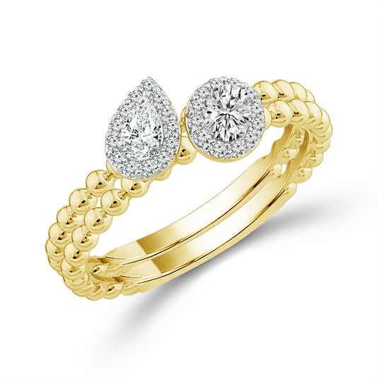 Diamond Band 0.40 ct tw 14k Yellow Gold